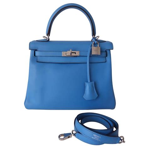 hermes blue paradise kelly|Hermes kelly picnic bag.